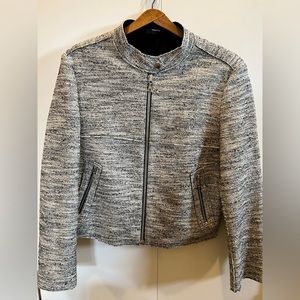 Theory Tweed Moto Jacket